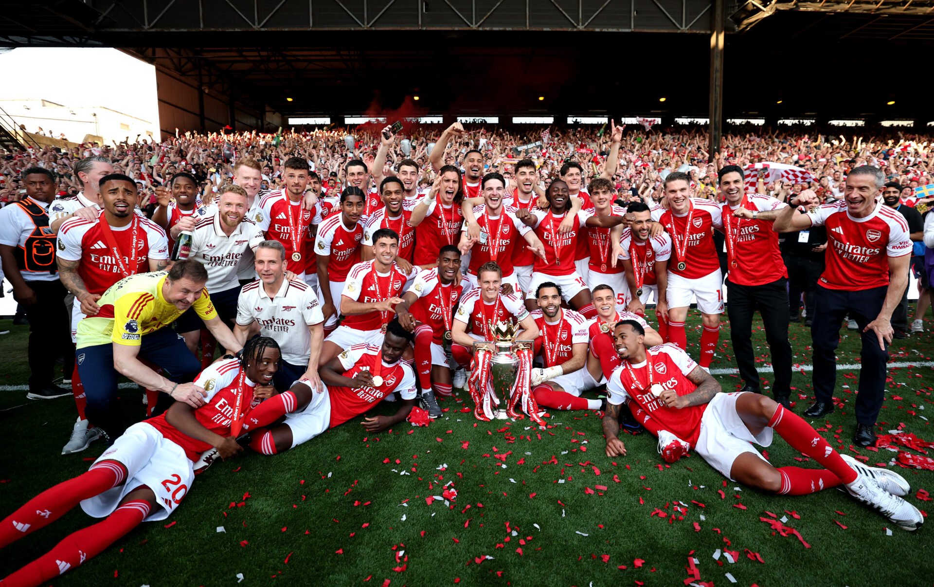 Trophy passed between players