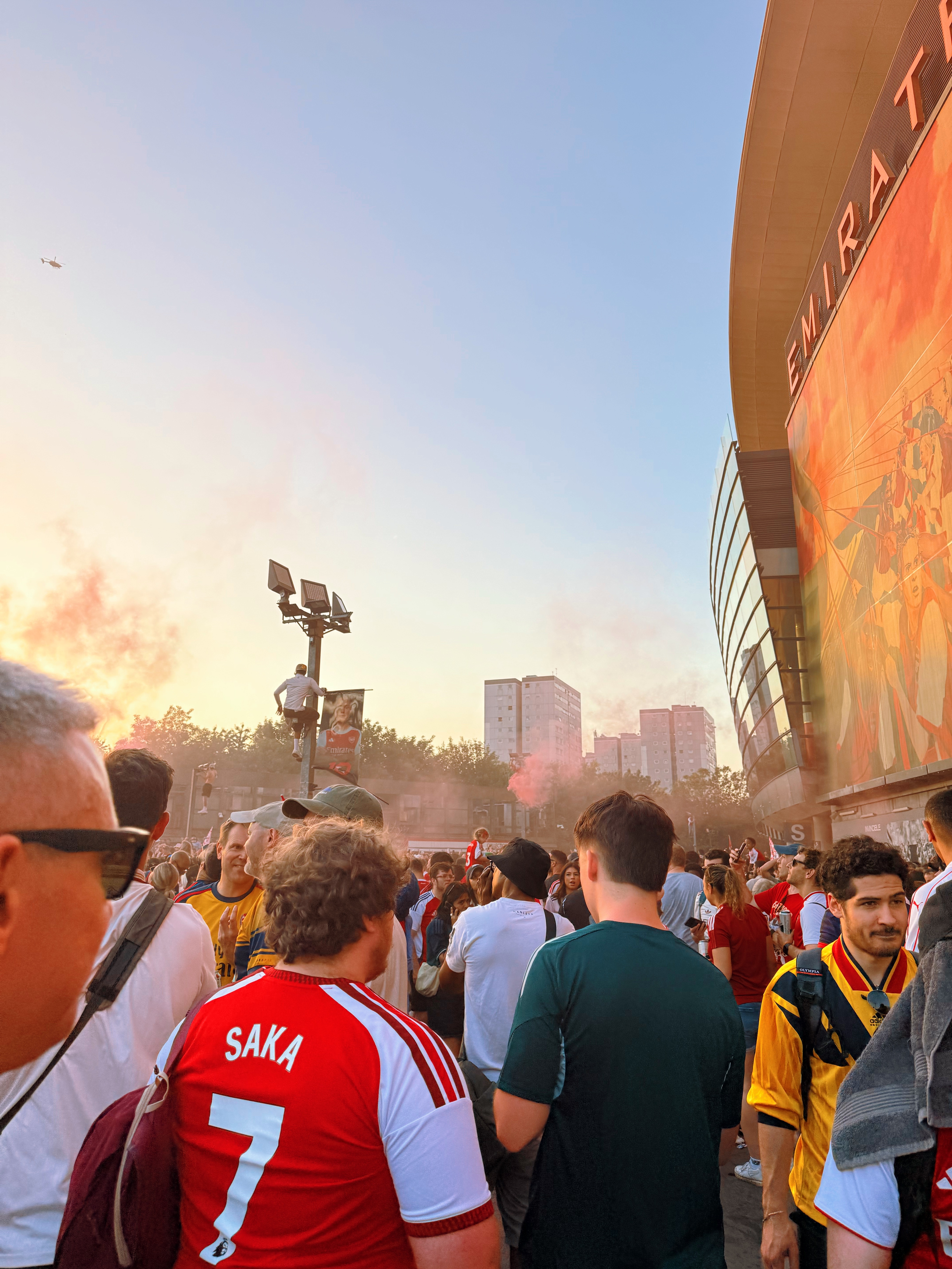Premier league celebration